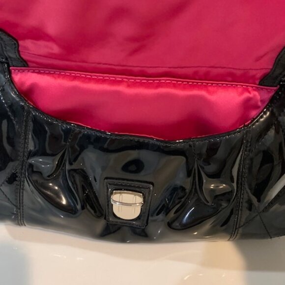 Coach Poppy Liquid Gloss Groovy Black Tote - Picture 8 of 10